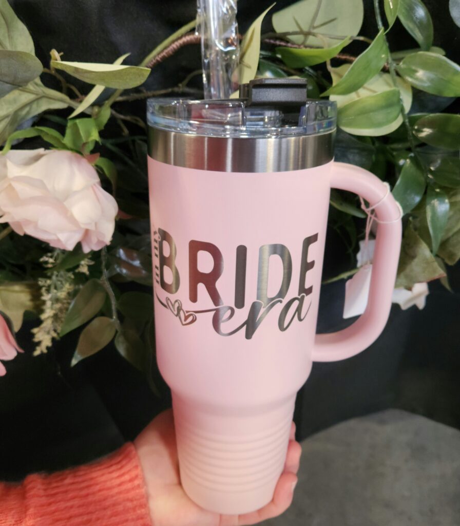 Wedding Era 40oz Engraved Tumbler 
